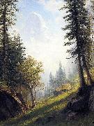 Albert Bierstadt, Among the Bernese Alps
